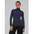 Womens knitted turtleneck in a navy design