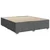 vidaXL Postelja boxspring z vzmetnico Temno siva 180 x 200 cm Blago