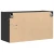 Zidni TV ormarić s LED svjetlima crni 80 x 31 x 45 cm