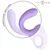Intense Baxter Dual Vibrator & Stimulator with Remote Violet