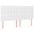 Krevet box spring s madracem LED bijeli 160x200 cm umjetna koža