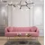 Atelier del Sofa Istiridye 215x90x80cm, Roze