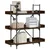 Regal za knjige s 3 razine boja hrasta 100x33x108,5 cm drveni