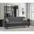 Atelier del Sofa Trosed na razvlačenje Alkon 214x86x77cm Tamnosivi