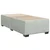 Box spring postelja z vzmetnico svetlo siv 90x190 cm žamet