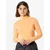 Womens modal turtleneck UC - papaya
