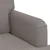 Sofa Sivo-smeđa 201 x 80 x 85 cm tkanina