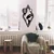 Wallity Zidna dekoracija Balon, 29x60 cm, 1.2mm, Crna