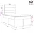 Postelja boxspring z vzmetnico Modra 120 x 200 cm Žamet