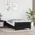 Vidaxl Box spring postelja z vzmetnico črn 90x190 cm blago
