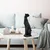 Aberto Design Dekorativna figura Leopard, 15x43x15 cm, Crna