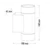 HOME LIGHT Zidna svetiljka W10172, 2xGu10, IP65, Bela