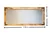Hanah Home Ogledalo 11050ES, 110x50cm, Braon