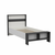 Hanah Home HANAH HOME Life - White, Anthracite posteljni okvir, (20867974)