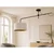 LED Podesivi plafonski luster VENICE 1xE27/60W/230V bela/zlatna