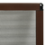 Zaslon protiv insekata za prozore aluminijski smeđi 120x120 cm