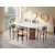 Hanah Home Trpezarijski sto Milas-2992, 180x77x90 cm, Beli