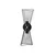 Opviq Zidna lampa 2 x E27 Max 40, Crna