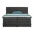 Boxspring Krevet Palace 160/200 cm , grafitno siva