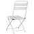 Sklopiva stolica za vrt 2 pcs Bijelo 42 x 52 x 82cm