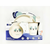 KikkaBoo Set posuđa od bambusa Panda Blue