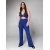 Sinsay - Crop top u stilu negližea - zumbul plava