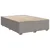 Vidaxl Box spring postelja z vzmetnico taupe 160x200 cm blago