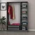 Hanah home Ormar Kale Anthracite 135x210x52cm Crni