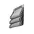 INF Komplet 6 podstavkov - 30x45 cm Silver, (22103462)