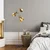 Opviq Podna lampa 13786, 37 x 37 x 162 cm, 3 x E14, 250 cm Kabl, Zlatne boje