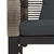 Vanjska klupa Siva i tamno siva 117 x 54 x 74.5 cm poliratan