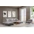 Atelier del Sofa Ugaona garnitura Eti 98x78x280cm Siva