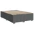 Vidaxl Box spring postelja z vzmetnico temno siva 140x200 cm blago