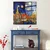 Wallity Slika od kalenog stakla 70x70cm