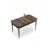 Hanah Home Trpezarijski sto Han, 114x78x70 cm, Braon