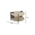HANAH HOME Sto za dnevnu sobu Oalla Walnut Travertine
