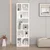 Hanah Home polica za knjige Bohem 170cm, 50 cm, bela