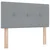 vidaXL Postelja boxspring z vzmetnico Svetlo siva 120 x 190 cm Blago
