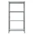 Polica metalna 150x75x30cm sa 4 nivoa