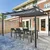 Pergola 3x4m tamno siva