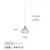 Opviq Luster Teldamla-11920, 22x22x120 cm, E27