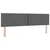 vidaXL Postelja boxspring z vzmetnico Temno siva 180 x 200 cm Blago