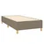 Vidaxl Box spring postelja z vzmetnico taupe 80x200 cm blago