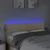 Vidaxl LED posteljno vzglavje krem 144x5x78/88 cm blago