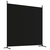 Sobna pregrada s 4 panela crna 698 x 180 cm od tkanine