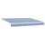 Skrovita tenda Plava 250 x 200 cm tkanina