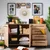 Homestyle4U Komoda, 159x92,5x42 cm, rjava
