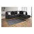 MASTER  Tepih dekorativni krzno 160x230cm SS751CF antracit