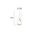 LED stona lampa RIBBON LED/21W/230V bež