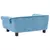 Sofa za pse tirkizna 72 x 45 x 30 cm plišana